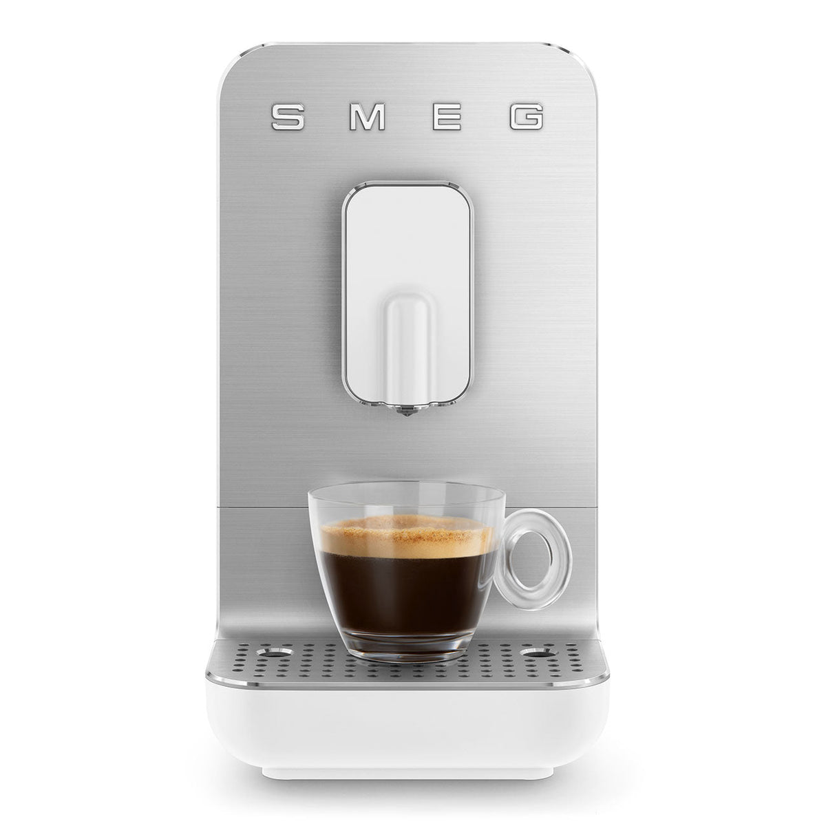Automatic Coffee Machine with Built-in Grinder (White)