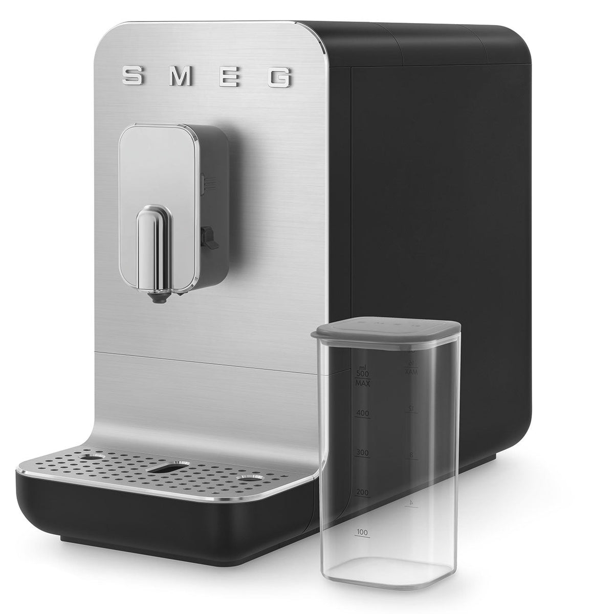 Automatic Coffee Machine with Built-in Grinder & Milk System (Black)