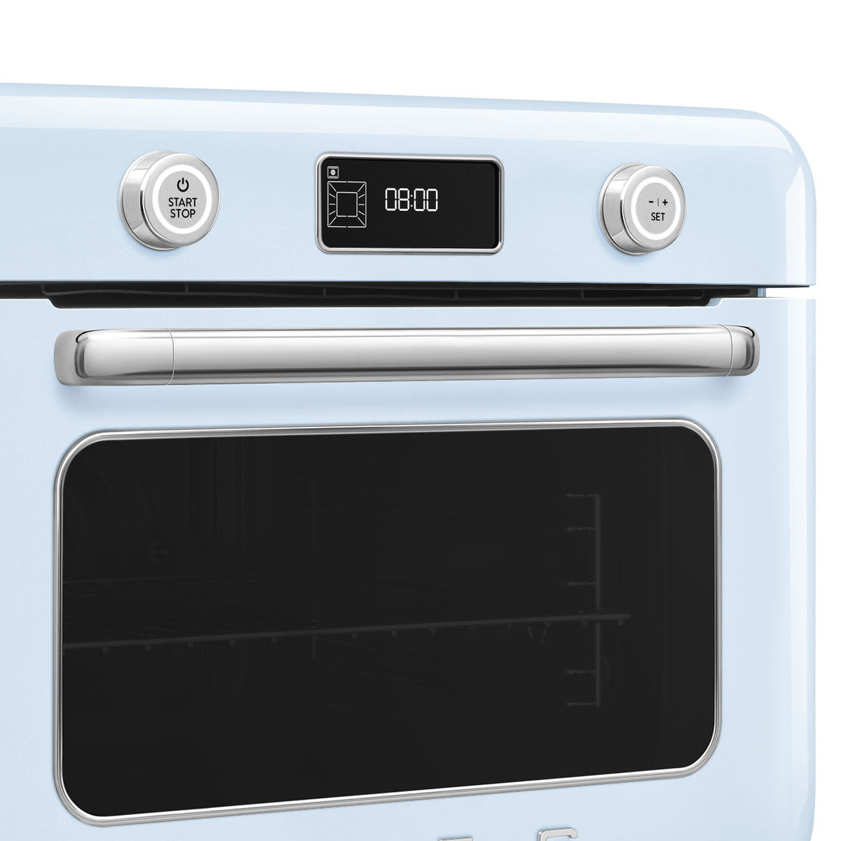 Retro Countertop Steam Oven (Pastel Blue)