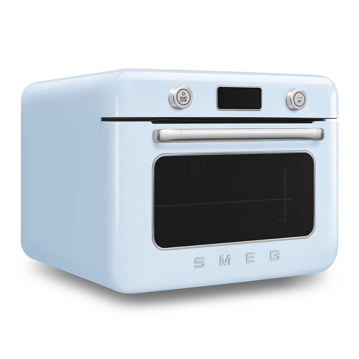 Retro Countertop Steam Oven (Pastel Blue)