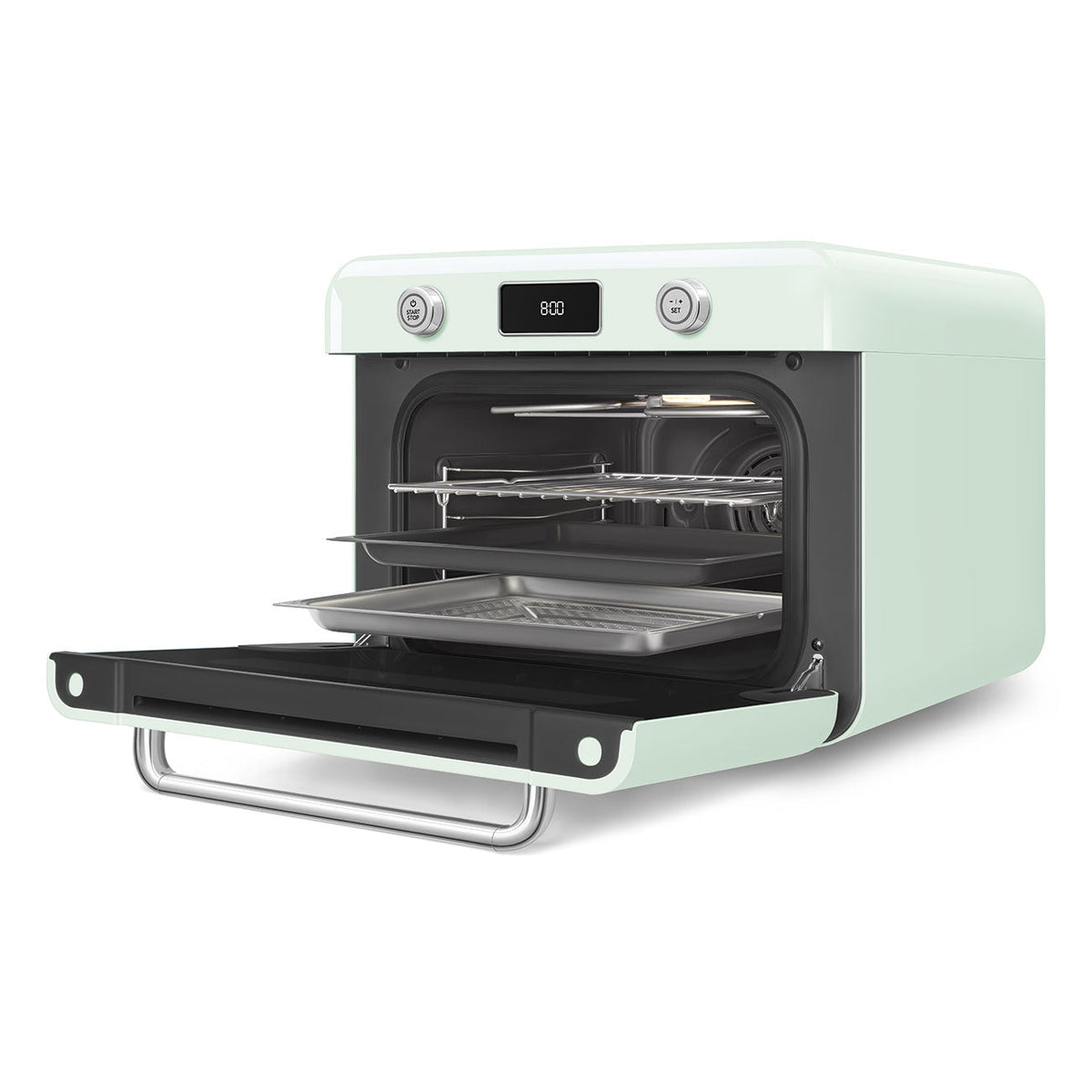 Retro Countertop Steam Oven (Pastel Green)