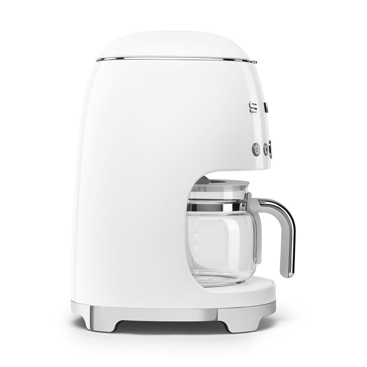 Drip Coffee Machine (White 50's Style Aesthetic)