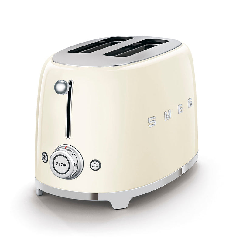 2 Wide Slot Toaster (Cream)