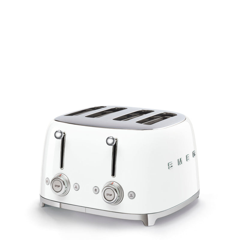 4 Wide Slot Toaster (White)