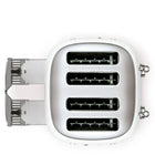 4 Wide Slot Toaster (White)