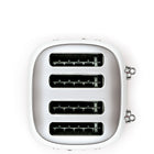 4 Wide Slot Toaster (White)